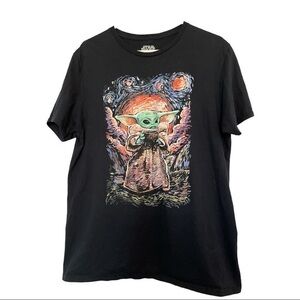 Star Wars Yoda Graphic Shirt Sz Large EUC #7521